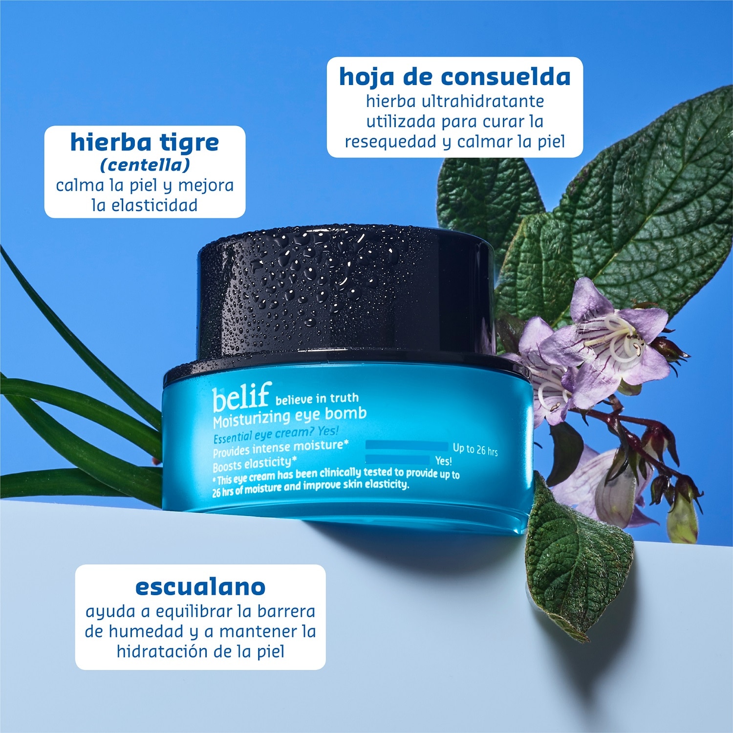 MOISTURIZING EYE BOMB CREAM WITH SQUALANE (CREMA HUMECTANTE CON ESCUALANO PARA LOS OJOS)